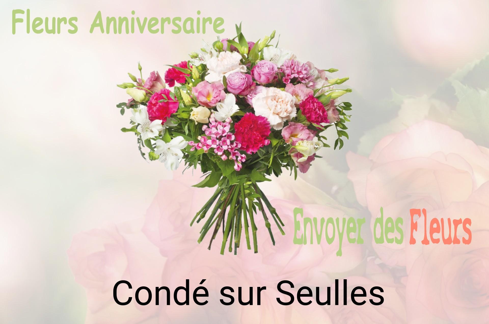 Bouquet de fleurs d’anniversaire livré à Condé-sur-Seulles